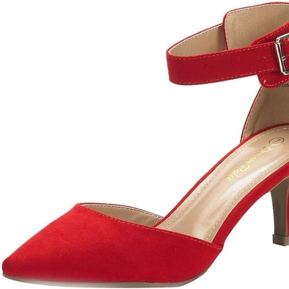 Classic Kitten Heel Low Heel Women Closed Pointed Toe Pumps Wedding Sexy Dress - Picture 4 of 6